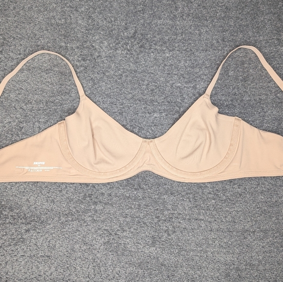 SKIMS Fits Everybody Unlined Demi Bra Tan Women's 36B - Picture 4 of 10